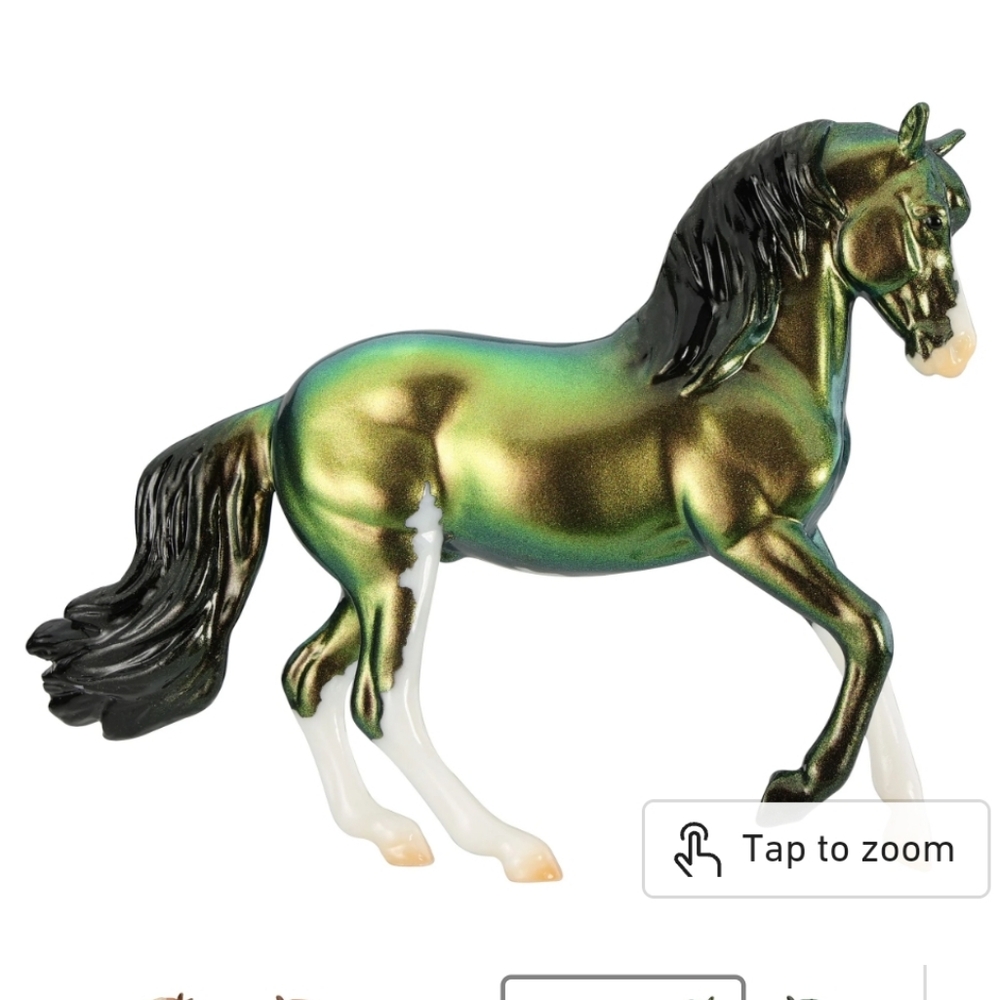 2024 BREYERFEST- WILD THINGS SM model, variation coloring - METALLIC GREEN - Picture 1 of 5